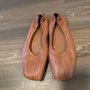 FRAME leather ballet flats